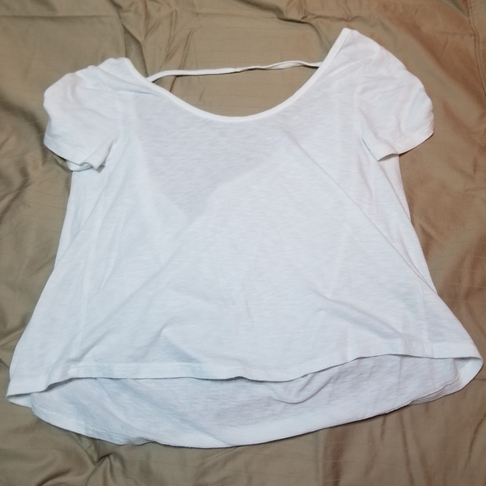 dELiA*s White Open Back Top